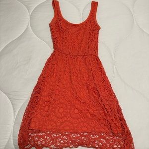 LC Lauren Conrad Crochet Dress